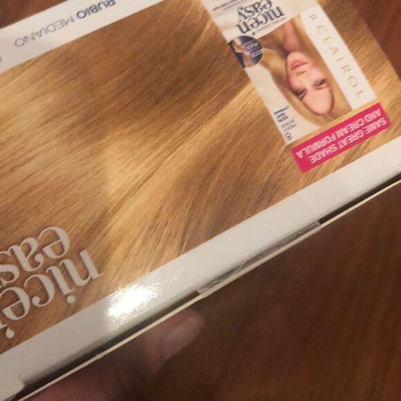 Clairol Nice'n easy Medium blonde #8 permanent hair dye color gray coverage - Picture 3 of 4